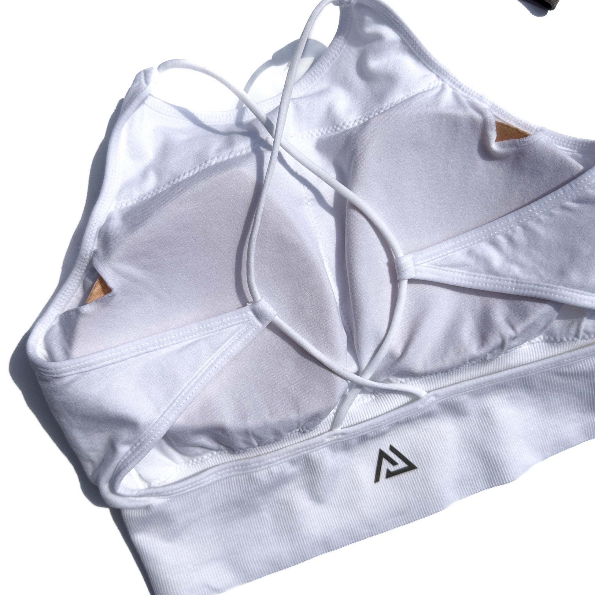 Vibrant Diamond Sports Bra - White