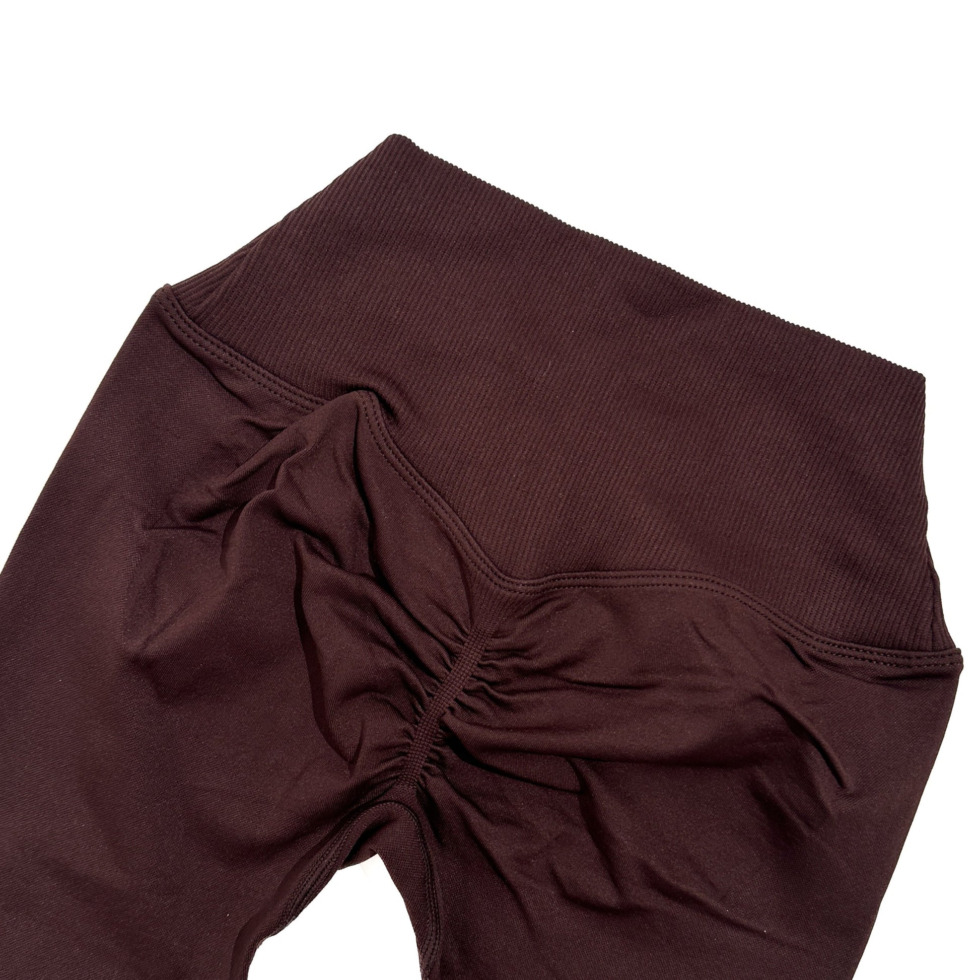 Apex V-Waist Scrunch Leggings - Espresso