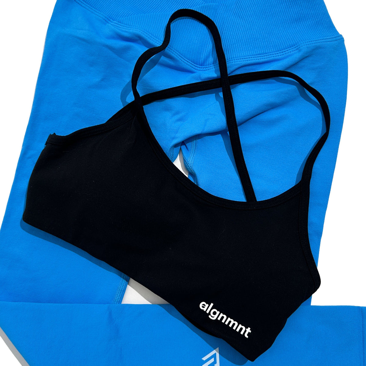 Agile Link Strap Sports Bra - Black