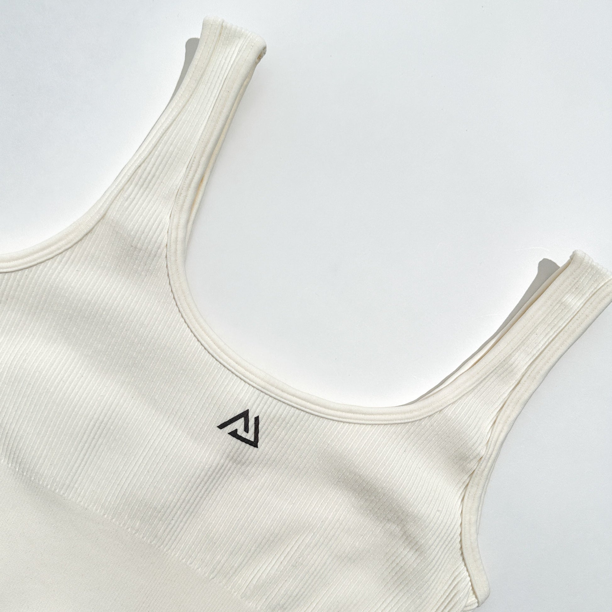 Lounge Soft Ribbed Jumpsuit - Ivory