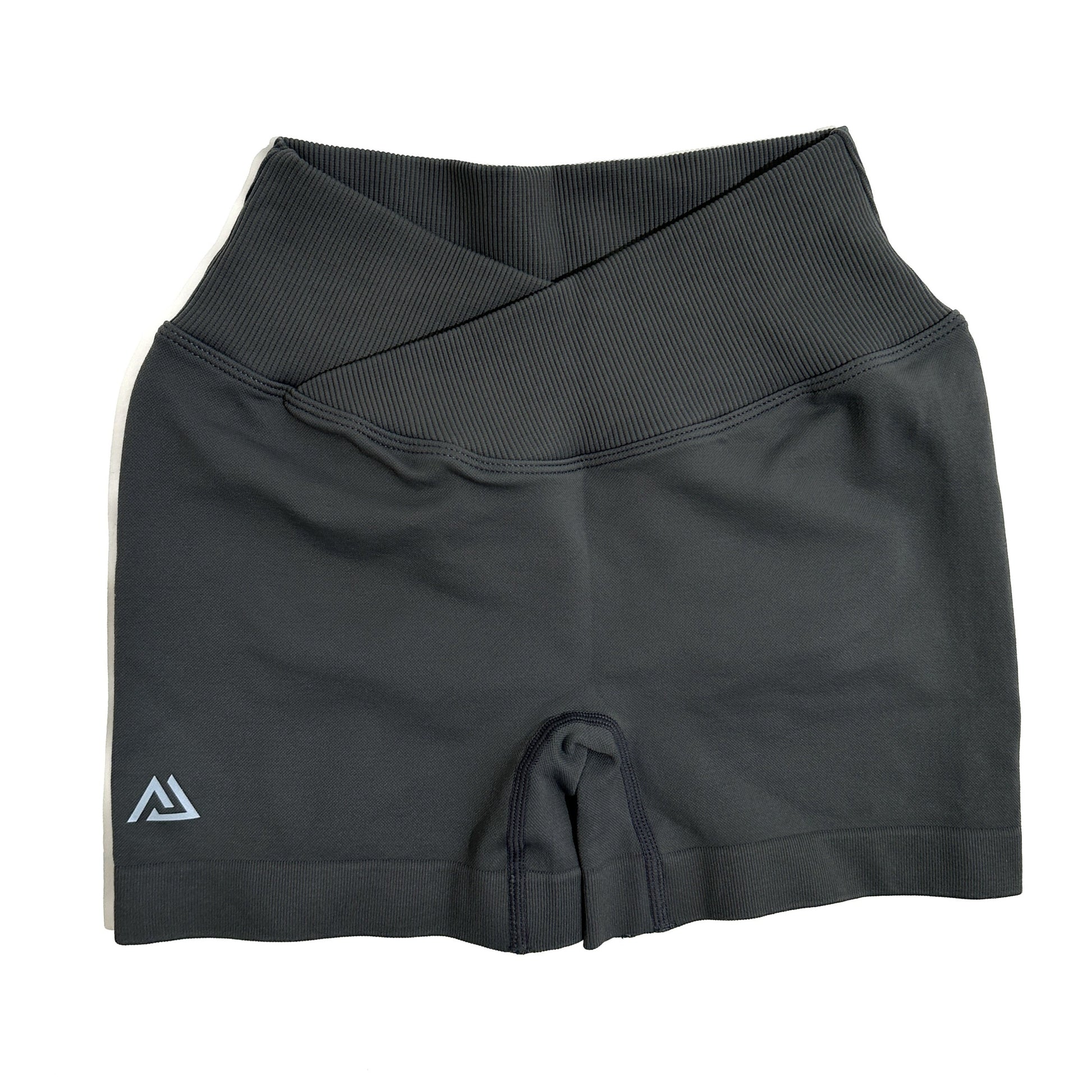 Apex V-Waist Scrunch Shorts - Steel