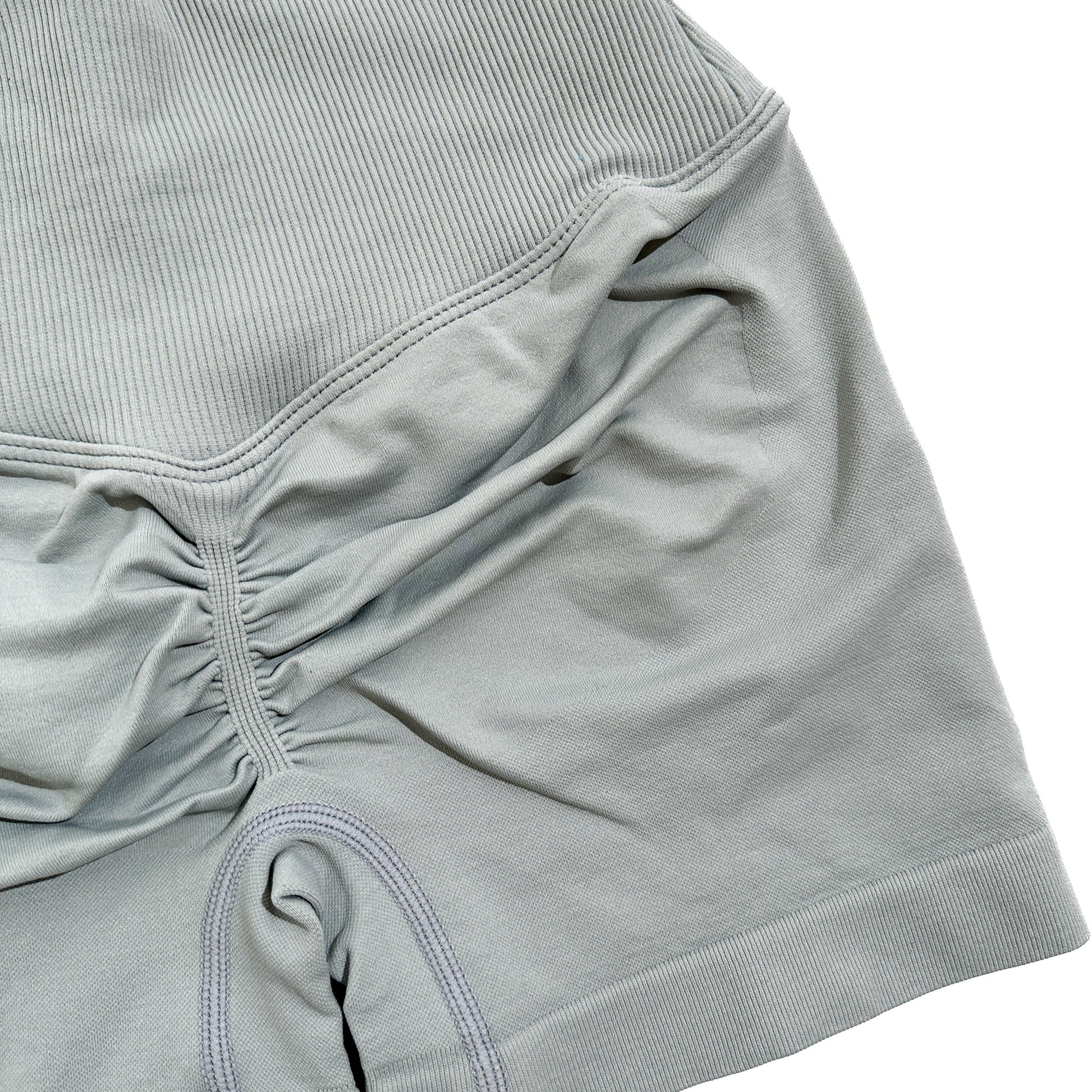 Apex V-Waist Scrunch Shorts - Ash