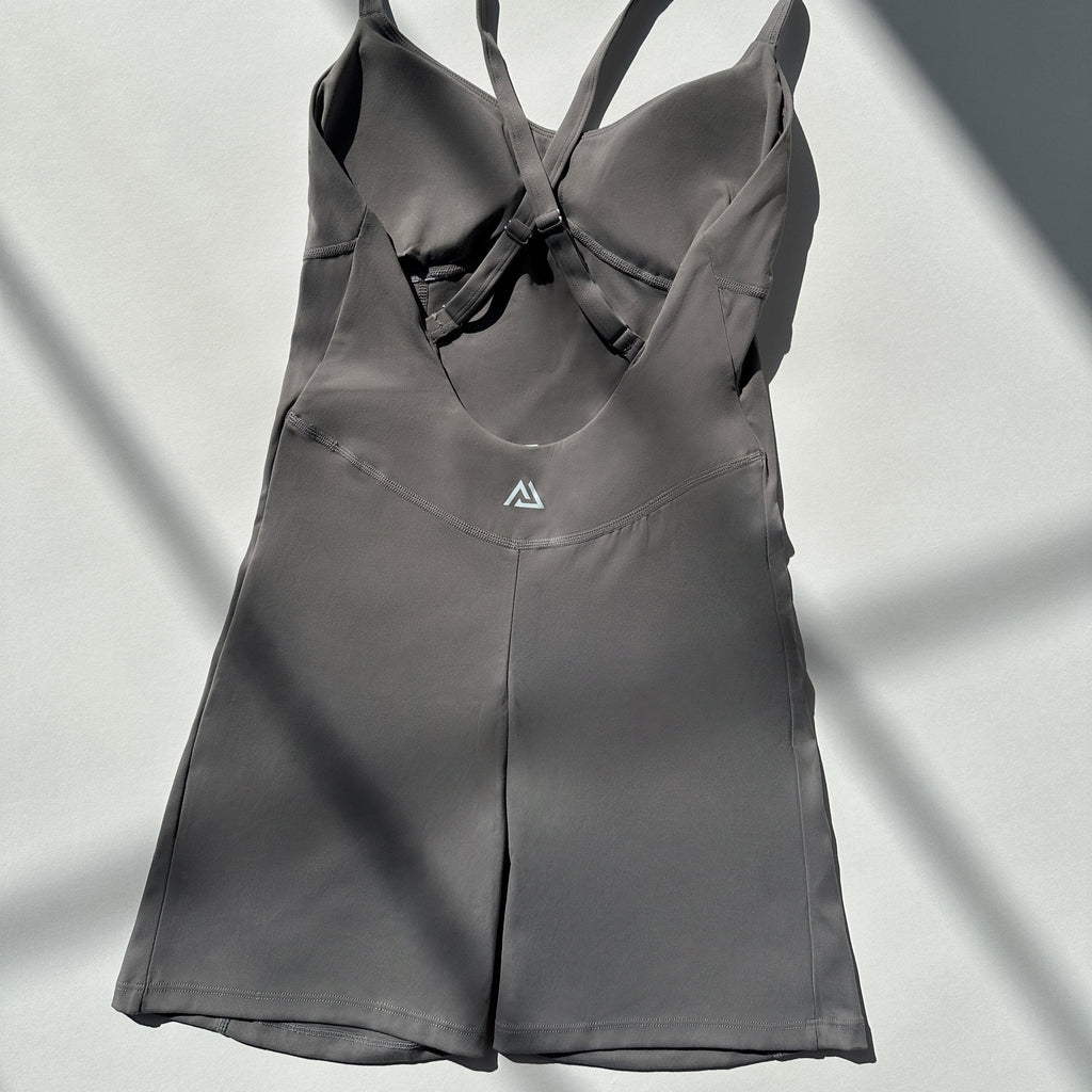 Agile Slimming Romper - Graphite