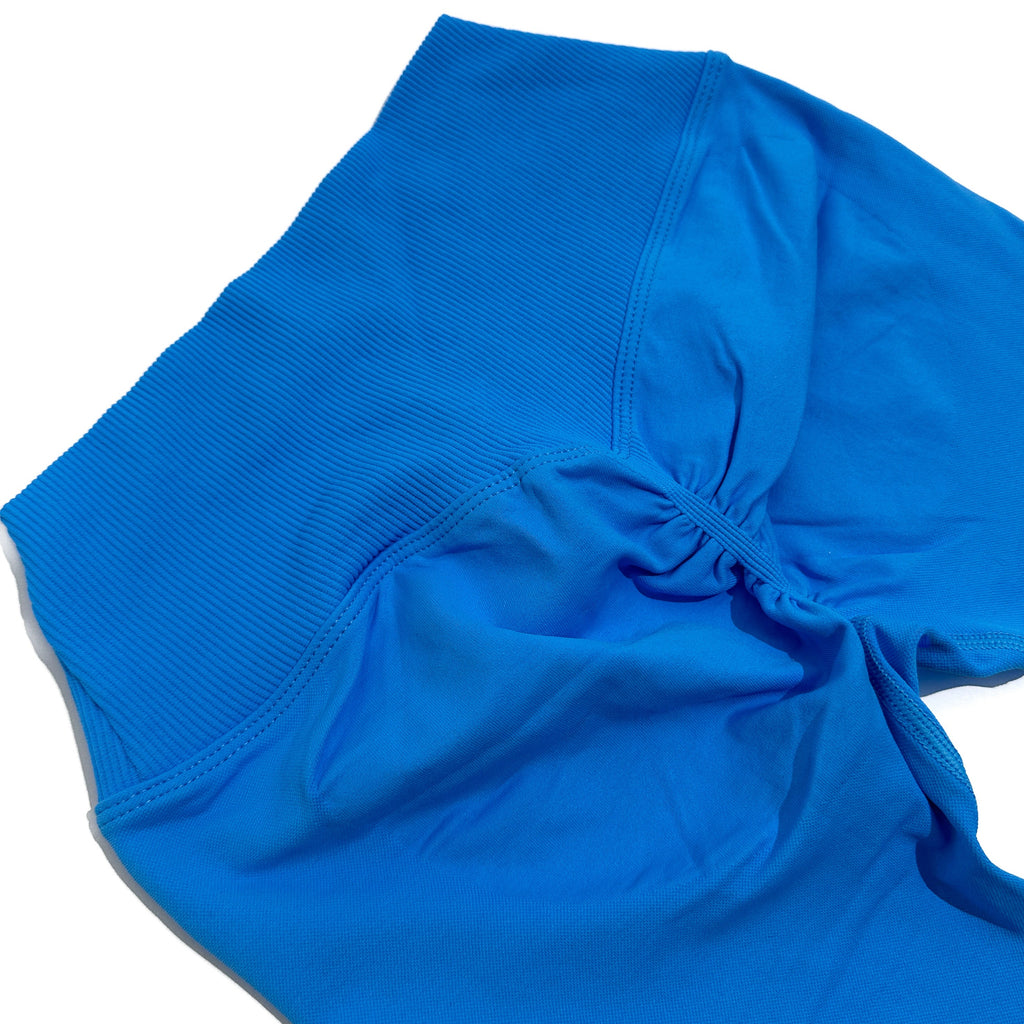 Apex V-Waist Scrunch Leggings - Caribbean Blue